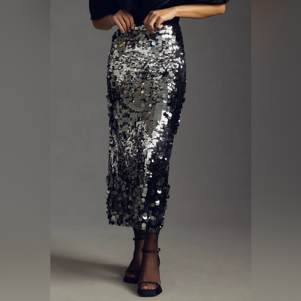 Anthropologie obre sequin skirt